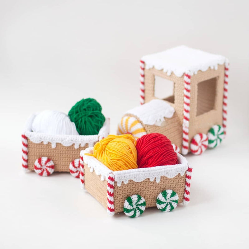 Gingerbread Train Engine - Crochet Pattern