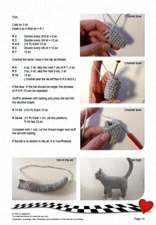 Cat - Crochet Pattern ( PDF )